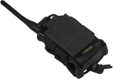 Tactical MOLLE Radio Pouch - Black (New Old Stock)