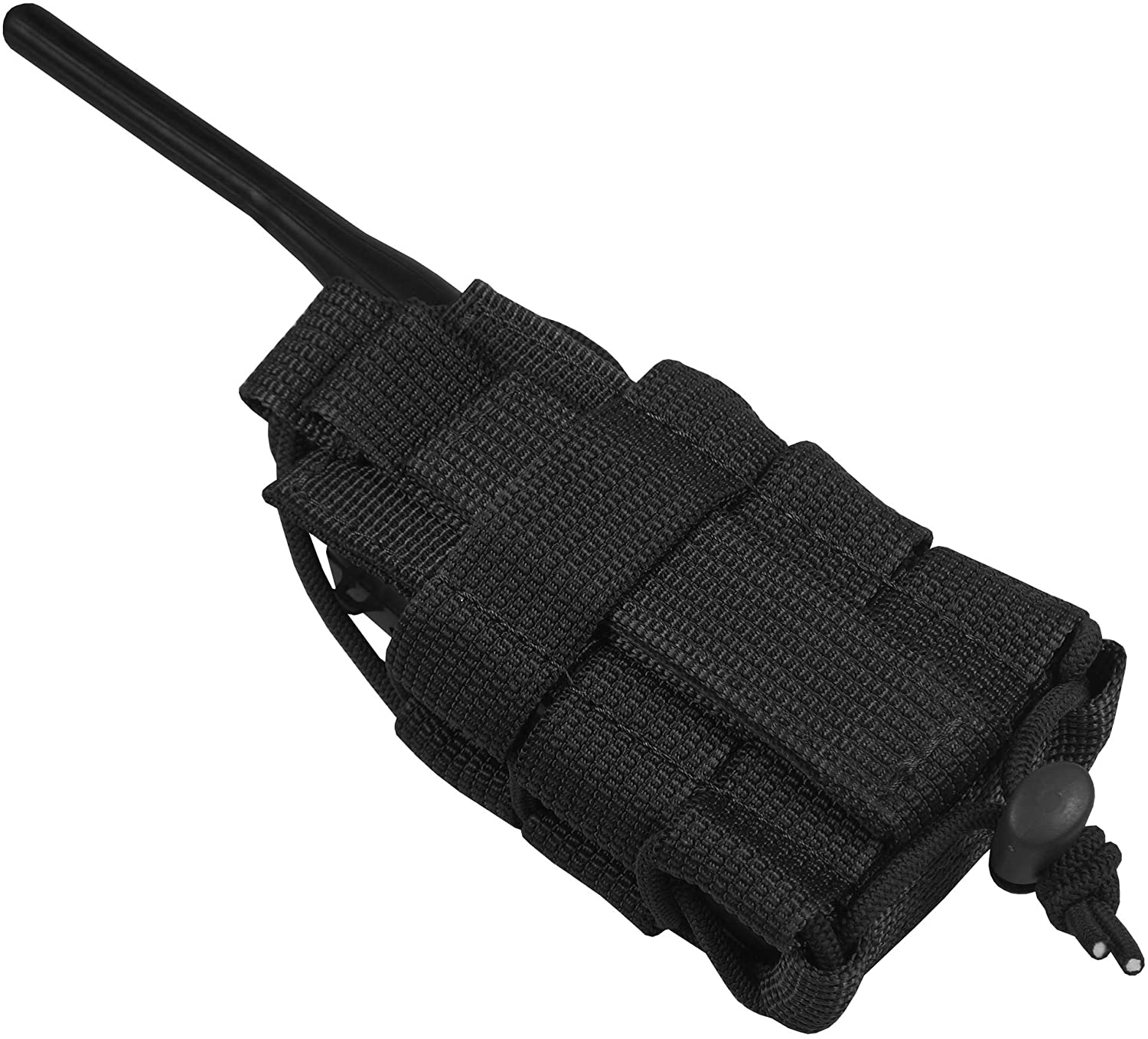 Tactical MOLLE Radio Pouch - Black (New Old Stock)